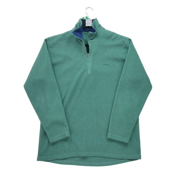 Pull polaires homme manches longues vert Patagonia Col Montant