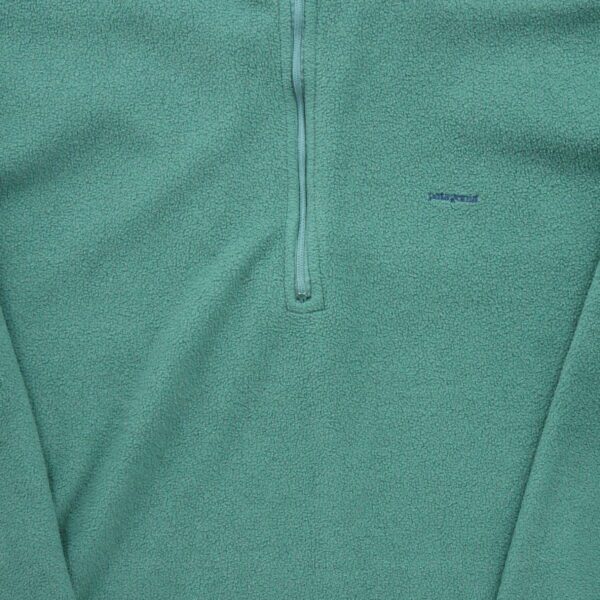 Pull polaires homme manches longues vert Patagonia Col Montant
