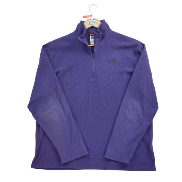 Pull polaires homme manches longues violet The North Face Col Montant