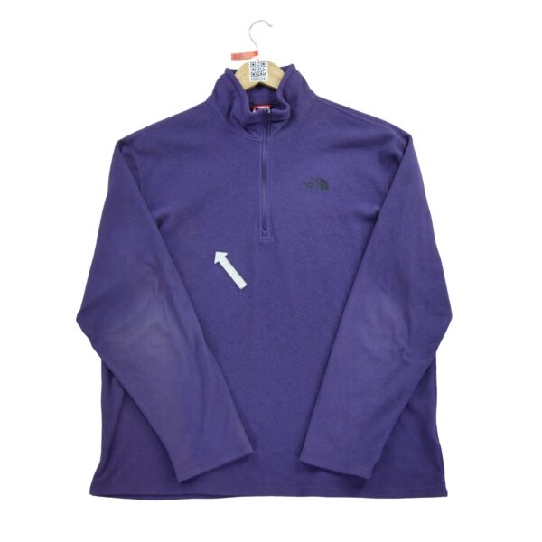 Pull polaires homme manches longues violet The North Face Col Montant