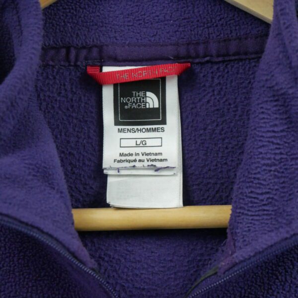 Pull polaires homme manches longues violet The North Face Col Montant