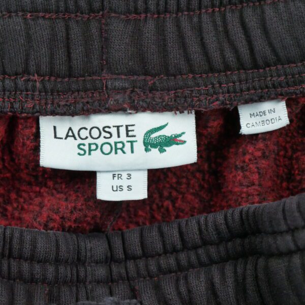Short de Sport homme bordeaux Lacoste