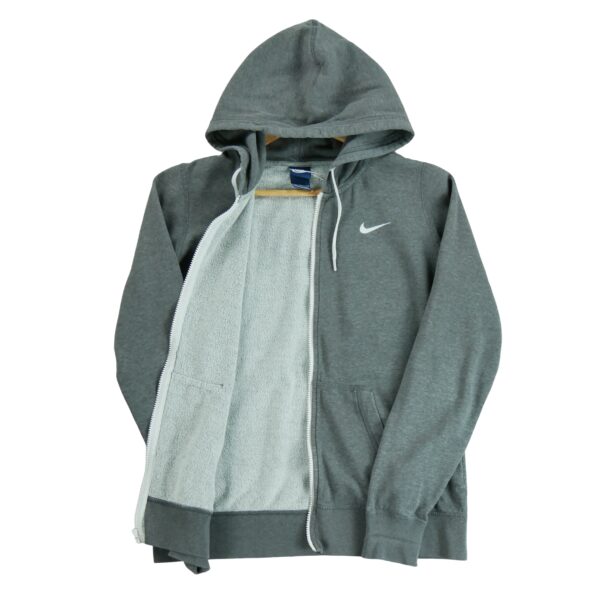 Sweat a capuche enfant manches longues gris Nike Motif chine Col Rond