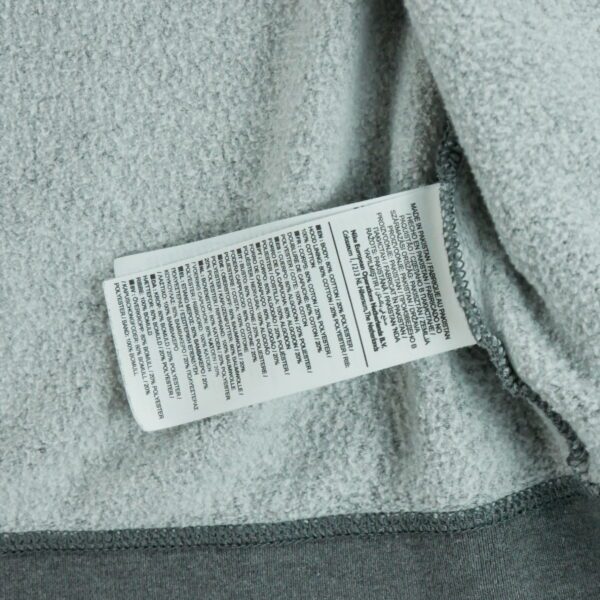 Sweat a capuche enfant manches longues gris Nike Motif chine Col Rond