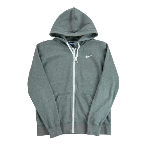 Sweat a capuche enfant manches longues gris Nike Motif chine Col Rond