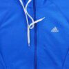 Sweat a capuche femme manches longues bleu Adidas Col Montant