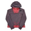 Sweat a capuche femme manches longues corail Nike Col Montant