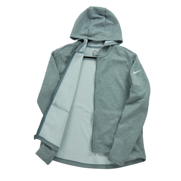 Sweat a capuche femme manches longues gris Nike Motif chine Col Rond