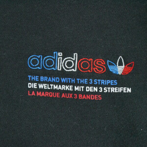 Sweat a capuche femme manches longues noir Adidas Col Rond