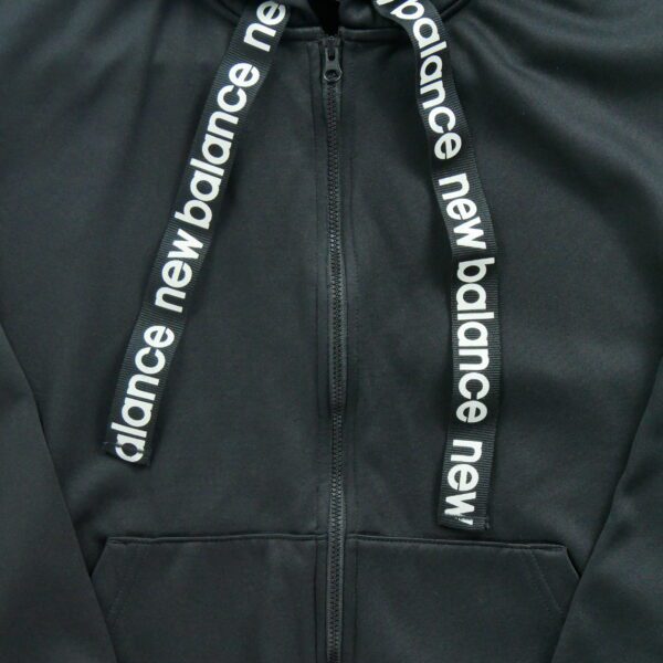 Sweat a capuche femme manches longues noir New Balance Col Rond