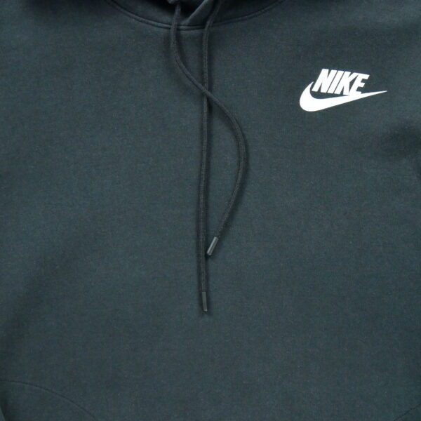Sweat a capuche femme manches longues noir Nike Motif imprime Col Rond