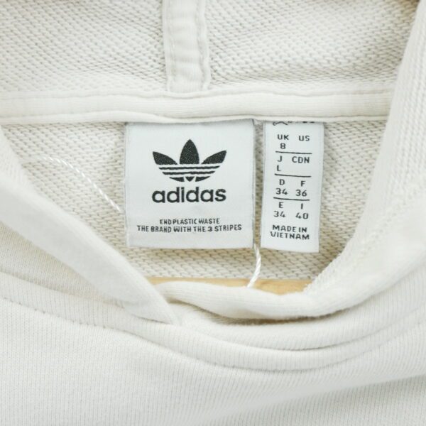 Sweat a capuche femme manches longues rose Adidas Col Rond