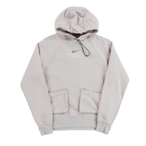 Sweat a capuche femme manches longues rose Nike Col Rond