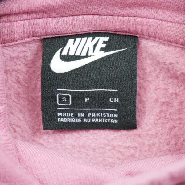 Sweat a capuche femme manches longues rose Nike Motif brode Col Montant