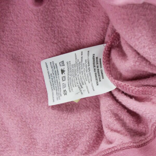 Sweat a capuche femme manches longues rose Nike Motif brode Col Montant