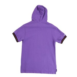 Sweat a capuche homme manches courtes violet Mitchell and Ness Motif imprime Col Rond Equipe Toronto Raptors