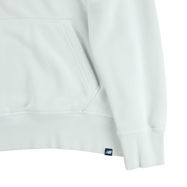 Sweat a capuche homme manches longues blanc New Balance Motif imprime Col Montant