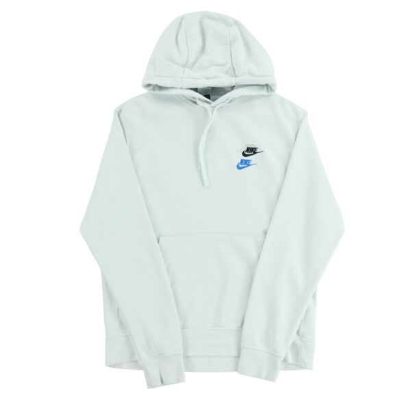 Sweat a capuche homme manches longues blanc Nike Col Rond