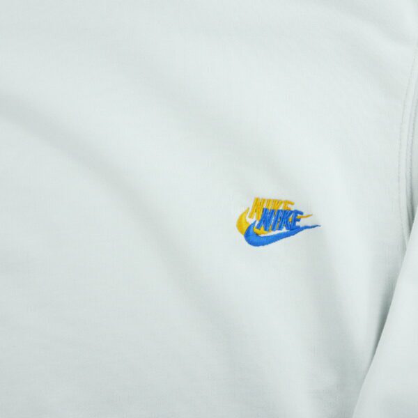 Sweat a capuche homme manches longues blanc Nike Col Rond