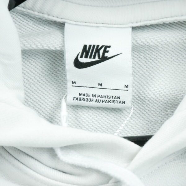 Sweat a capuche homme manches longues blanc Nike Col Rond