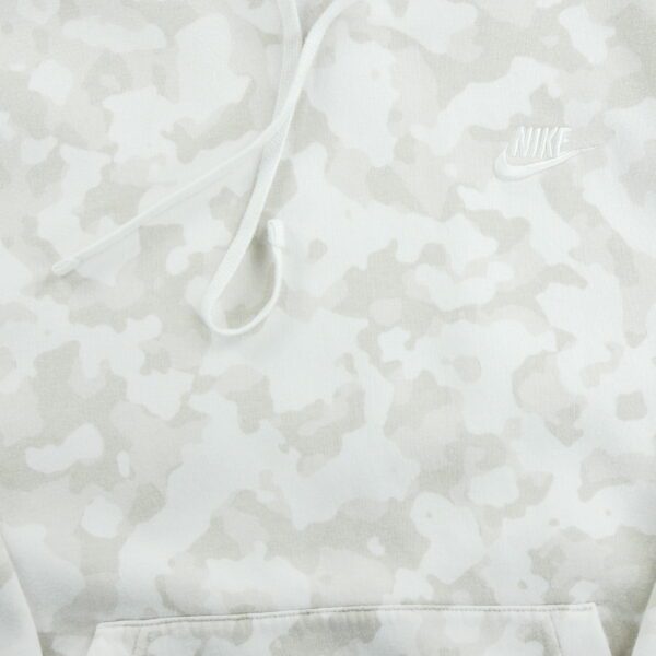 Sweat a capuche homme manches longues blanc Nike Motif a motifs Col Rond