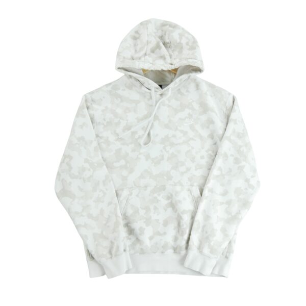 Sweat a capuche homme manches longues blanc Nike Motif a motifs Col Rond