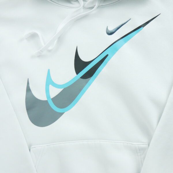Sweat a capuche homme manches longues blanc Nike Motif imprime Col Rond