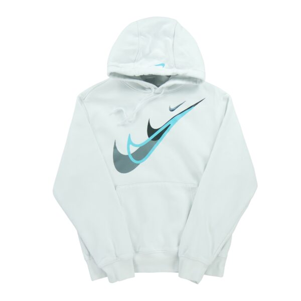 Sweat a capuche homme manches longues blanc Nike Motif imprime Col Rond