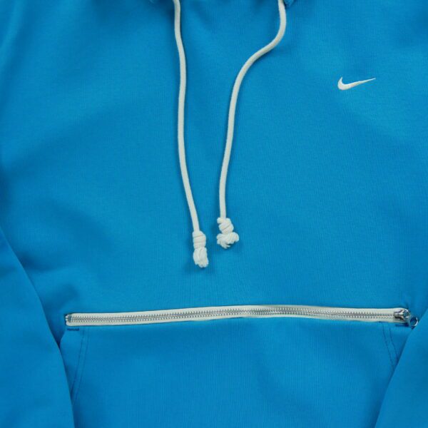 Sweat a capuche homme manches longues bleu Nike Col Rond
