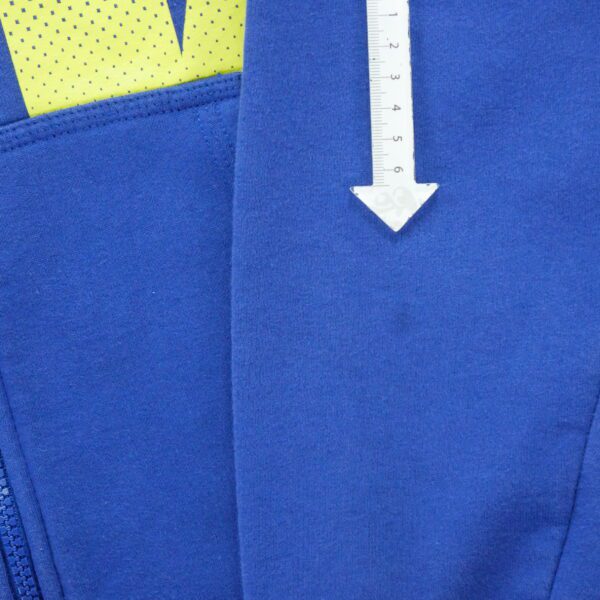Sweat a capuche homme manches longues bleu Nike Motif imprime Col Montant
