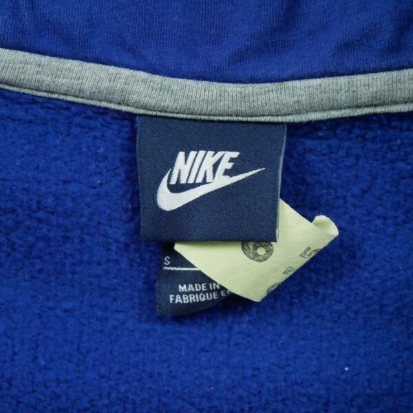 Sweat a capuche homme manches longues bleu Nike Motif imprime Col Montant