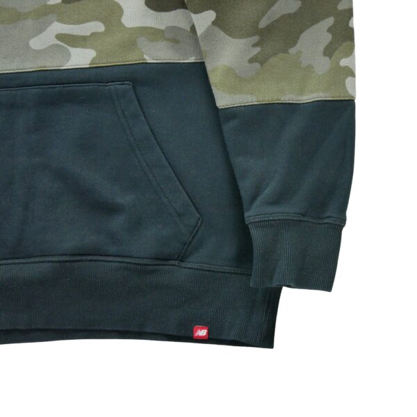 Sweat a capuche homme manches longues camouflage New Balance Motif a motifs Col Rond