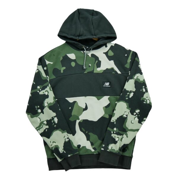 Sweat a capuche homme manches longues camouflage New Balance Motif a motifs Col Rond