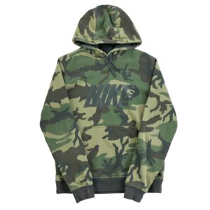 Sweat a capuche homme manches longues camouflage Nike Motif a motifs Col Rond