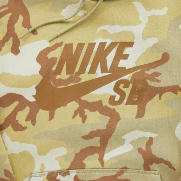 Sweat a capuche homme manches longues camouflage Nike Motif a motifs Col Rond
