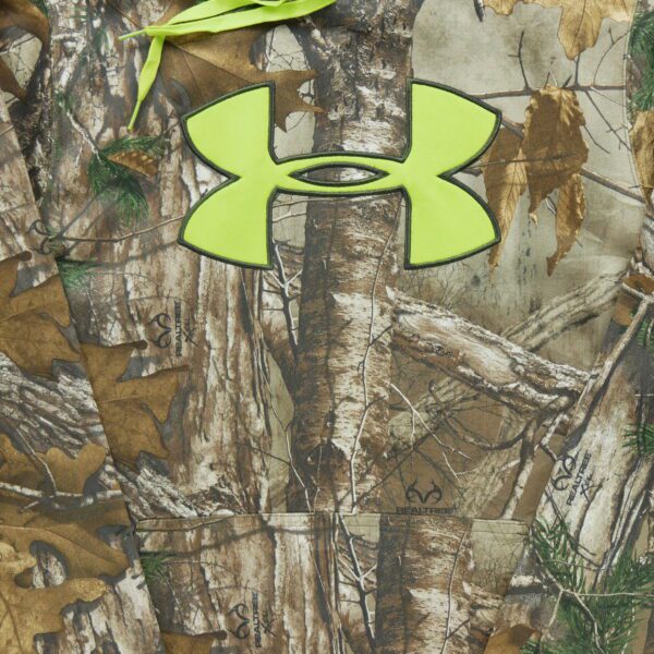 Sweat a capuche homme manches longues camouflage Under Armour Motif a motifs Col Rond