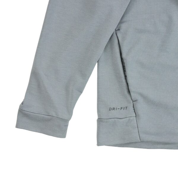 Sweat a capuche homme manches longues gris Nike Col Montant