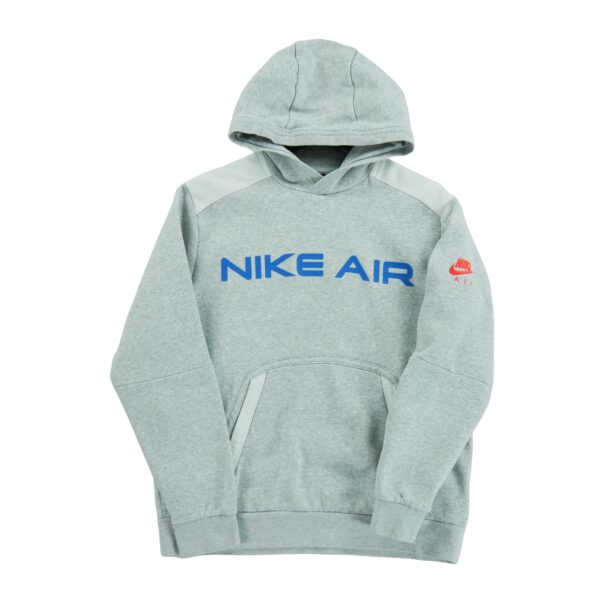 Sweat a capuche homme manches longues gris Nike Col Rond