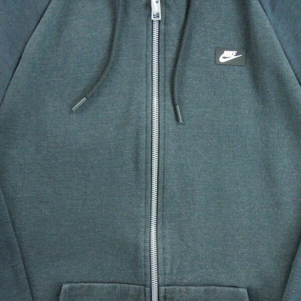 Sweat a capuche homme manches longues gris Nike Col Rond