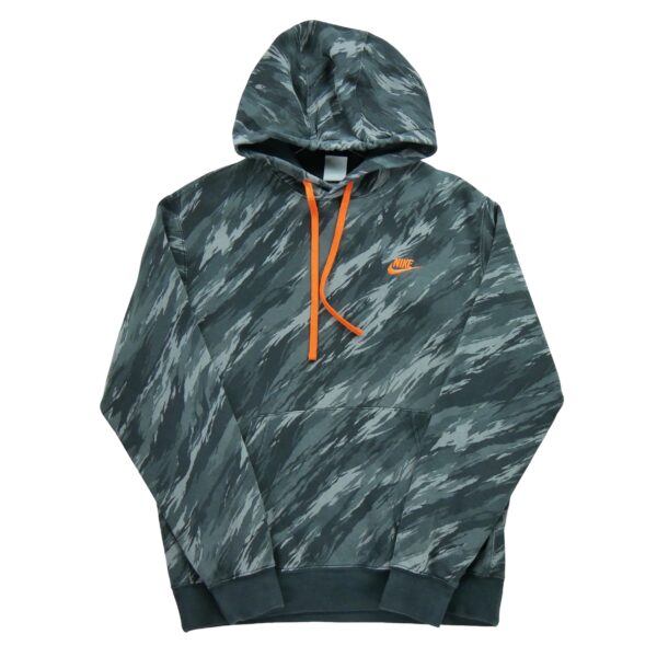 Sweat a capuche homme manches longues gris Nike Motif a motifs Col Rond