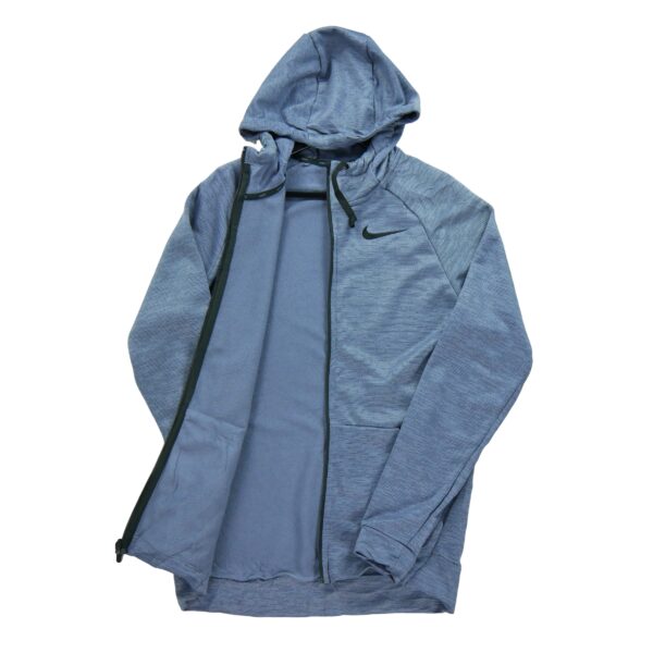 Sweat a capuche homme manches longues gris Nike Motif chine Col Montant