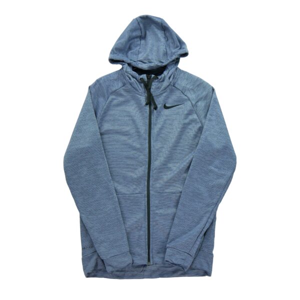 Sweat a capuche homme manches longues gris Nike Motif chine Col Montant