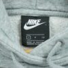 Sweat a capuche homme manches longues gris Nike Motif chine Col Rond