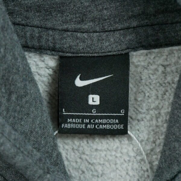 Sweat a capuche homme manches longues gris Nike Motif chine Col Rond