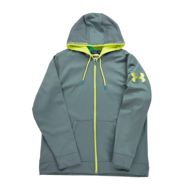 Sweat a capuche homme manches longues gris Under Armour Motif a motifs Col Rond