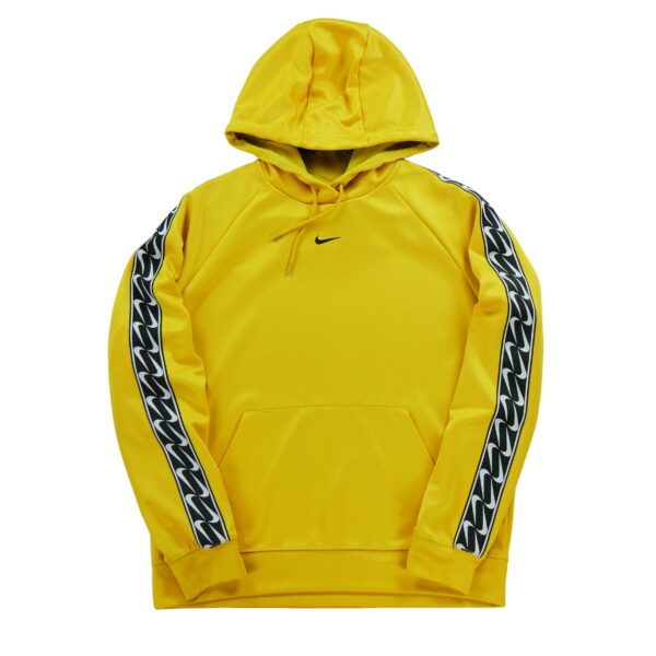 Sweat a capuche homme manches longues jaune Nike Col Rond