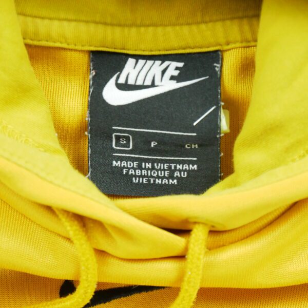 Sweat a capuche homme manches longues jaune Nike Col Rond
