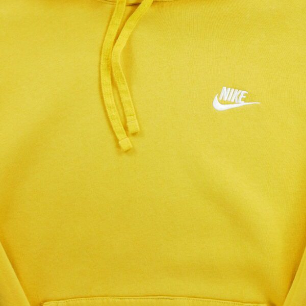 Sweat a capuche homme manches longues jaune Nike Col Rond