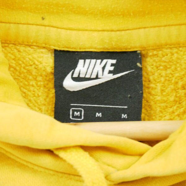 Sweat a capuche homme manches longues jaune Nike Col Rond