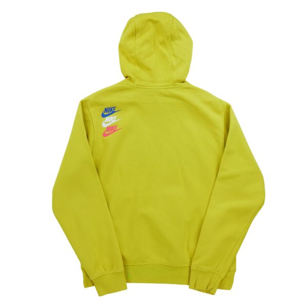 Sweat a capuche homme manches longues jaune Nike Motif imprime Col Rond